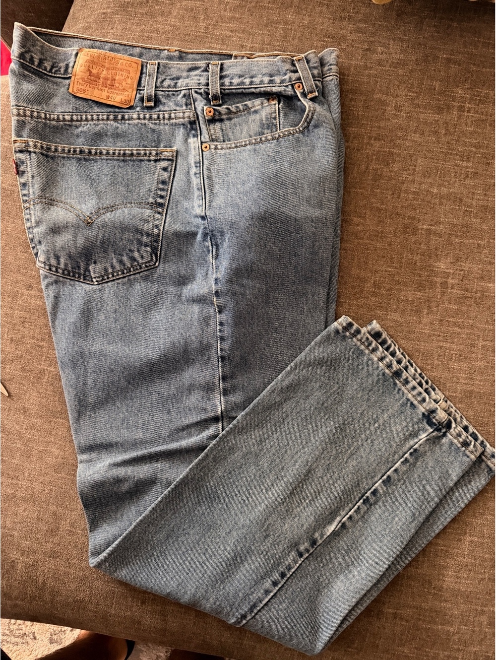Levi's 505 Regular Fit Blue Jeans 40x30